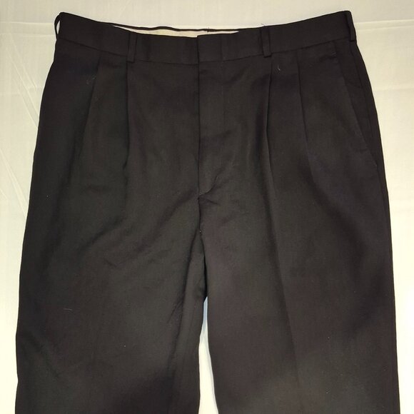 Slates by Dockers Black dress slacks. Pleated front. size 36/30 - Picture 5 of 15